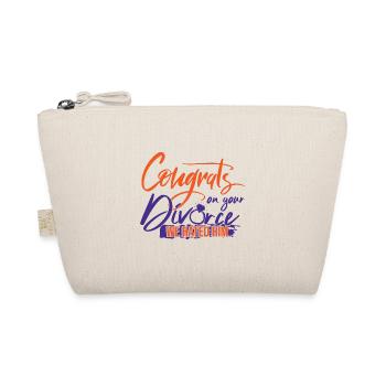 Congrats On Your Divorce - Organic Pouch - nature - Front