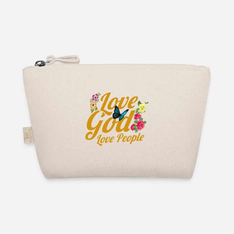 Jesus Gott Bibelvers Inspirierend Geschenk Bio-Täschchen