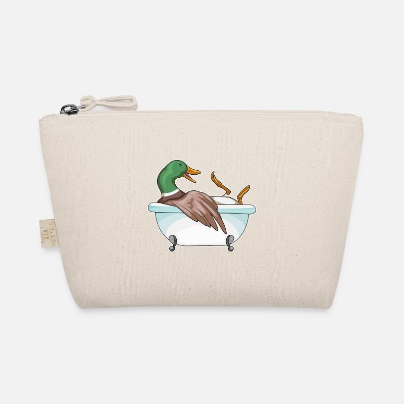 Duck Bathing Bathtub Organic Pouch