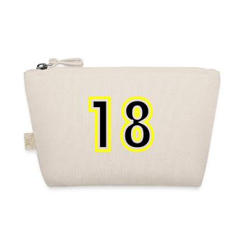 18 Number College - Organic Pouch - nature - Front