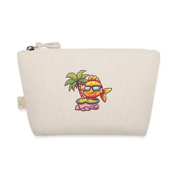 Goldfish Summer Beach Vacation - Organic Pouch - nature - Front