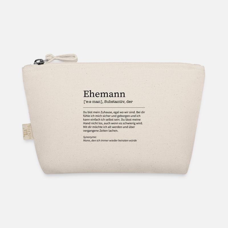 Ehemann Definition Mann Gatte Spruch Geschenkidee Bio-Täschchen