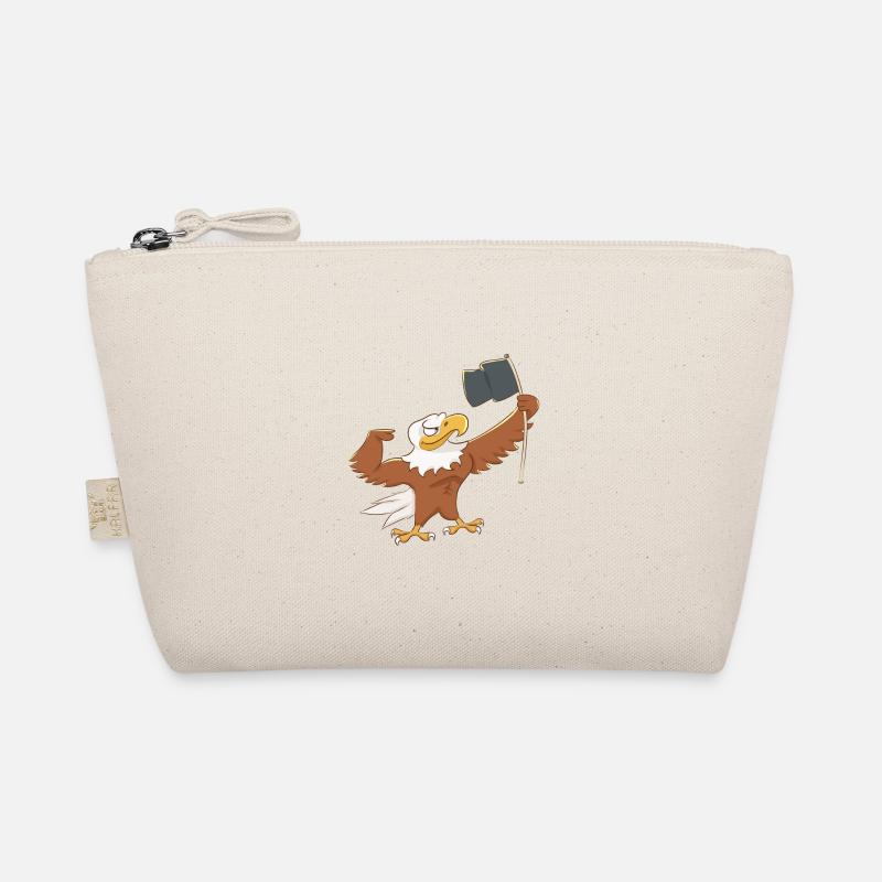 Eagle Flag Fantasy Drawing Bird COMIC Organic Pouch
