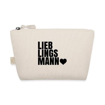Lieblingsmann - Bester Mann Ehemann Freund Liebe - Bio-Täschchen - Natur - Vorne