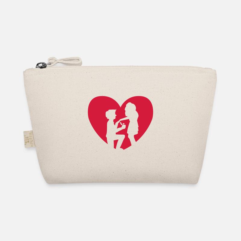 Marriage Proposal Heart - Wedding Proposal Organic Pouch