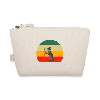 Hexen Kostüm Party Geschenk Retro Halloween - Bio-Täschchen - Natur - Vorne