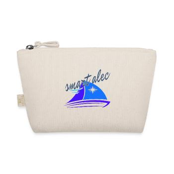 Smart aleck alec type sailor skipper sailingboat s - Organic Pouch - nature - Front