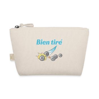 Petanque Petanque Geschenke für einen Petanque - Bio-Täschchen - Natur - Vorne