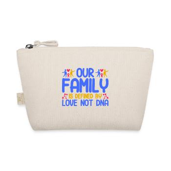 Adoption Foster Parents Adoptive Parents Gift - Organic Pouch - nature - Front