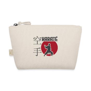 KARATEKA .karaté. Idée Cadeau karaté. Karatéka - Trousse biologique - nature - Devant