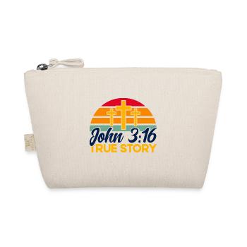 Jésus Dieu Bible Chrétienne Verset Don - Trousse biologique - nature - Devant