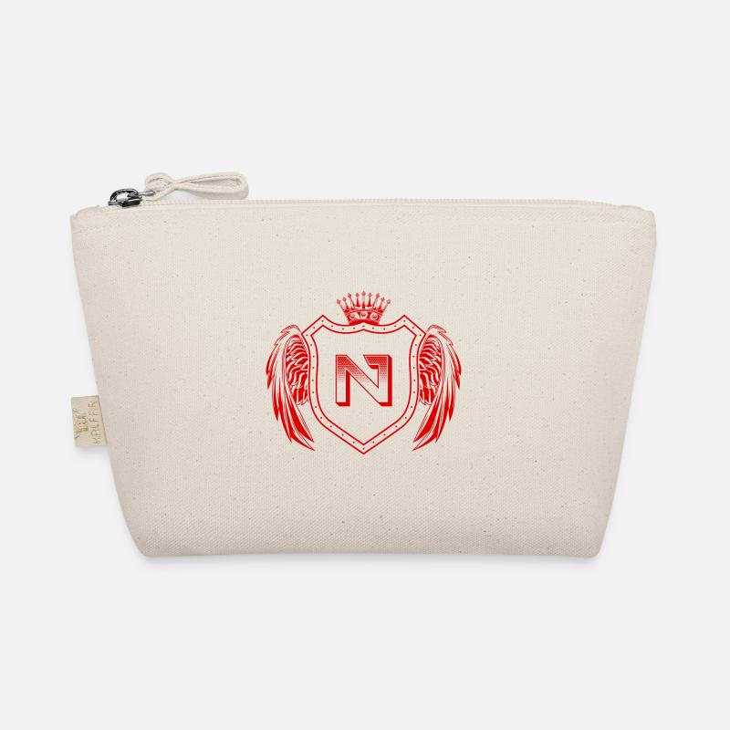 N Buchstabe Wappen - Bio-Täschchen - Natur