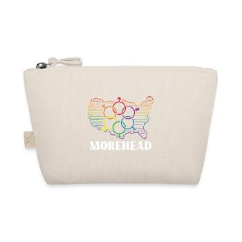 Morehead Pride Month Proud Flag LGBT Community - Organic Pouch - nature - Front