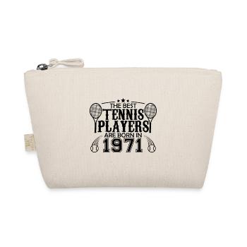 1971 Tennisspieler Geschenk Tennisspieler 1971 - Bio-Täschchen - Natur - Vorne