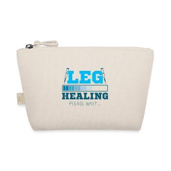Leg Healing Please Wait - Bio-Täschchen - Natur - Vorne