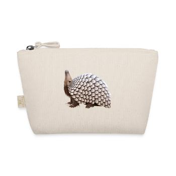 Niedliches Pangolin-Design - Bio-Täschchen - Natur - Vorne
