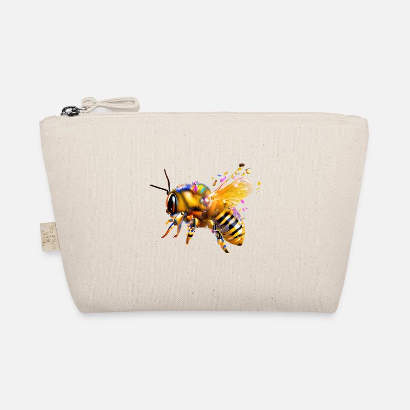 Colorful bee Organic Pouch