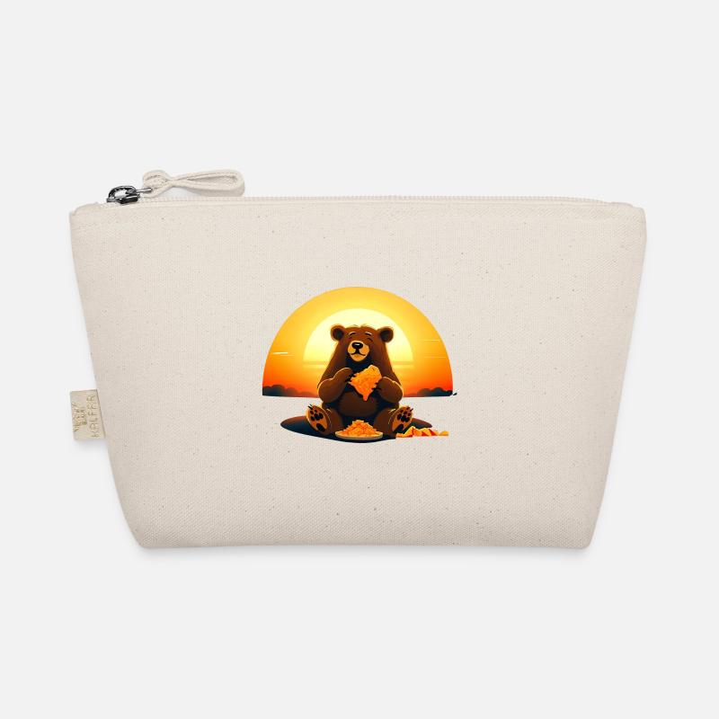 Ours mangeant du nacho au coucher du soleil Trousse biologique