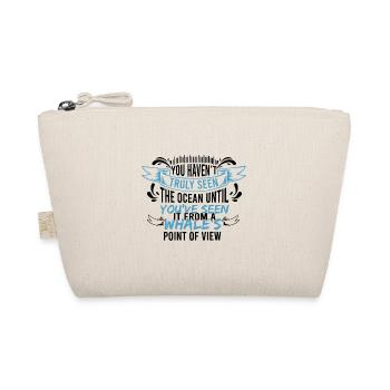 Beluga Whale Design for Marine Mammals and Orca - Organic Pouch - nature - Front