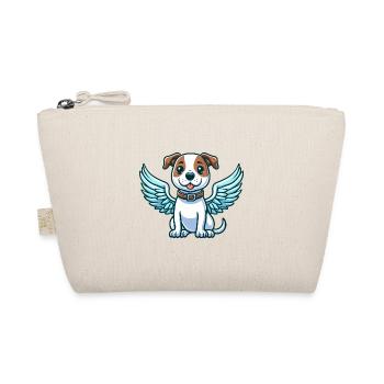 Cute American Staffordshire Terrier Angel in Comi - Organic Pouch - nature - Front