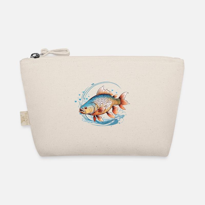 Conception esthétique de pêche au poisson de rêve de pêcheur Trousse biologique
