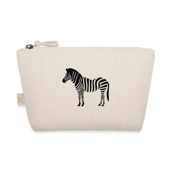 Kleines Zebra - Bio-Täschchen - Natur - Vorne
