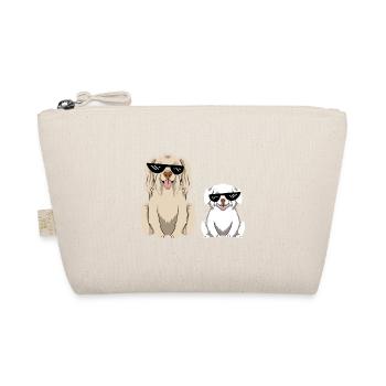 Cool Dog Sunglasses Goggles Dog Holder Dog - Organic Pouch - nature - Front