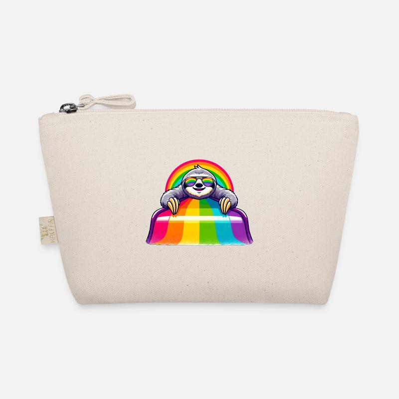 LGBTQ Pride Faultier Regenbogen Spielplatz Bio-Täschchen
