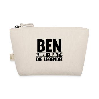 First name Ben - Organic Pouch - nature - Front