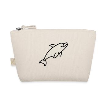 Delfin - Bio-Täschchen - Natur - Vorne