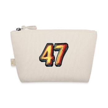47 Number Comic - Organic Pouch - nature - Front