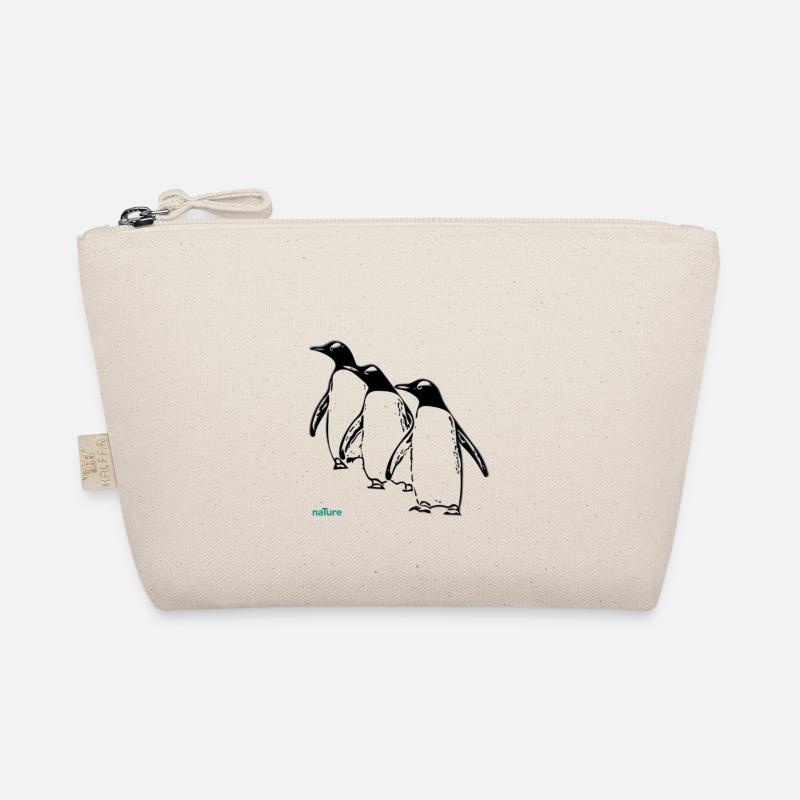 Pinguin - Bio-Täschchen - Natur