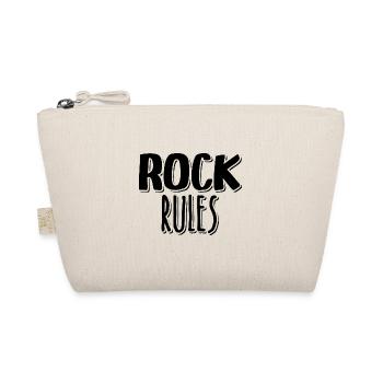 Rock Rules - Bio-Täschchen - Natur - Vorne