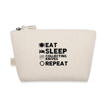 Knife Maker Knife Collector Design Knife Fan - Organic Pouch - nature - Front