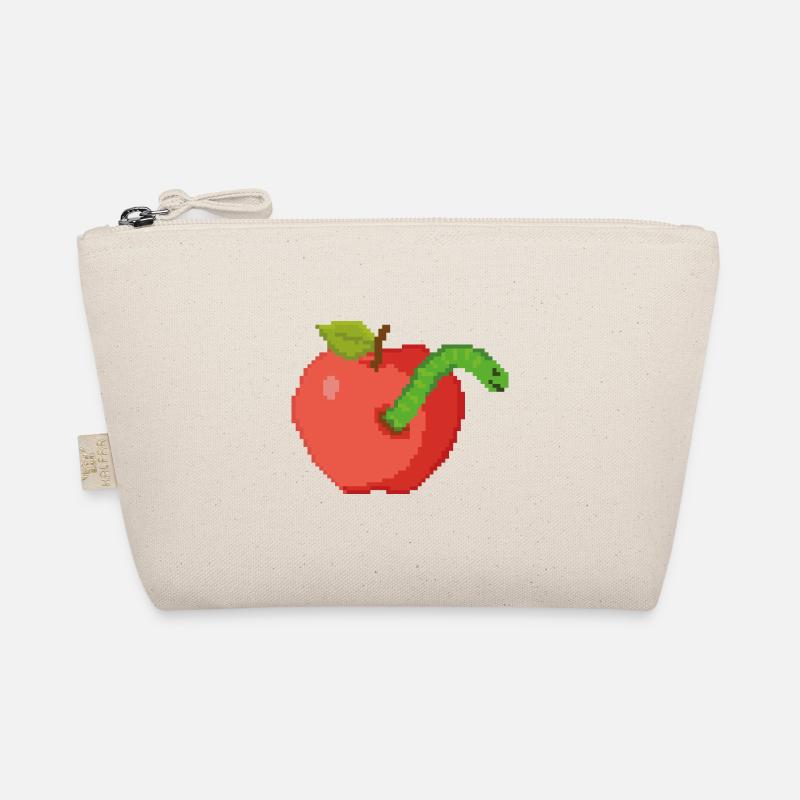 Retro Pixel There is the worm Dirn Organic Pouch