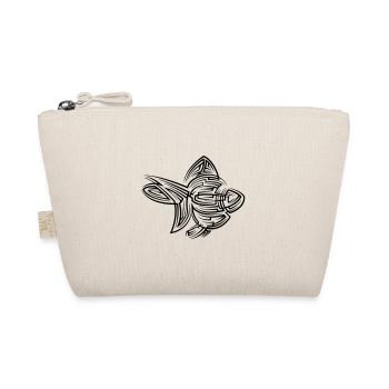 Goldfisch Tribal Tattoo - Bio-Täschchen - Natur - Vorne