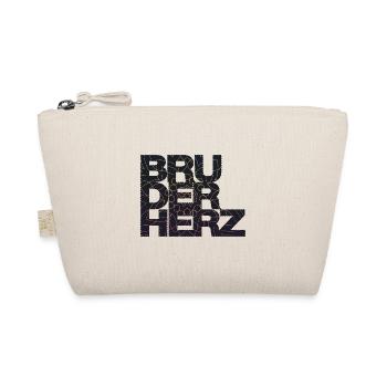 Bruderherz Bester Bruder der Welt Geschenkidee - Bio-Täschchen - Natur - Vorne