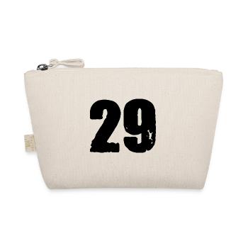 29 Zahl Trikot - Bio-Täschchen - Natur - Vorne