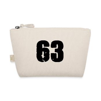 63 number jersey - Organic Pouch - nature - Front