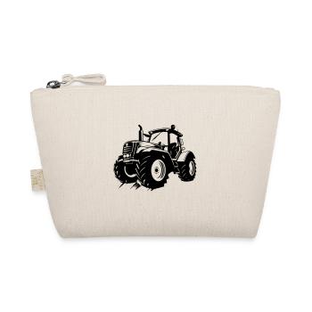 Traktor Bauer Farmer Symbol - Bio-Täschchen - Natur - Vorne