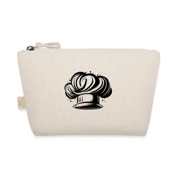 Chef's Hat Silhouette Cooking Chef - Organic Pouch - nature - Front