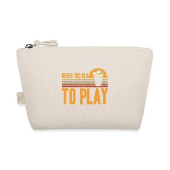 Bier Pong Champion Nie zu alt zum Spielen Geschenk - Bio-Täschchen - Natur - Vorne
