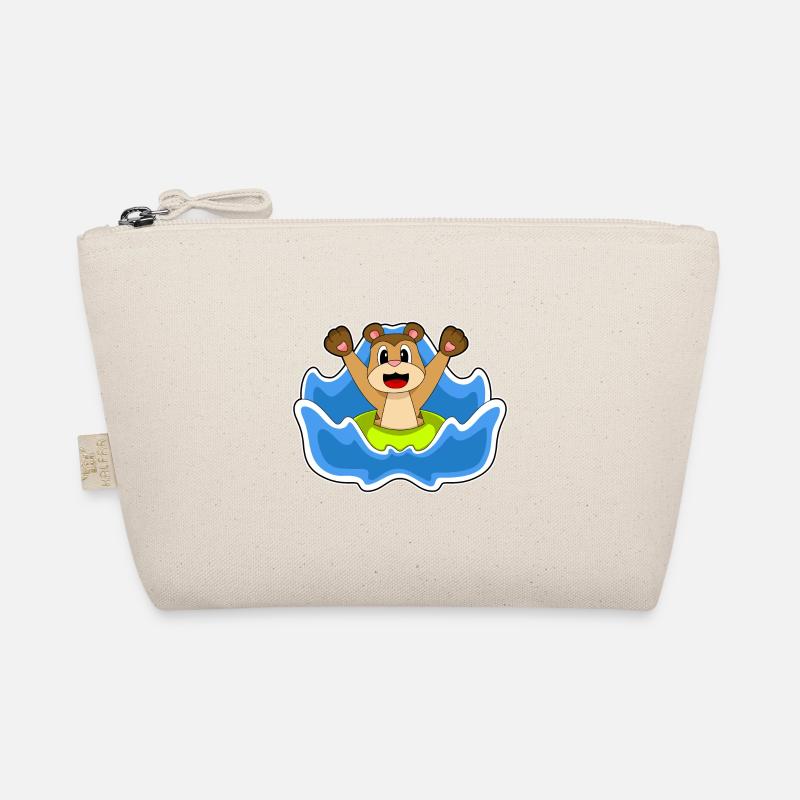 Erdmännchen Schwimmen Rettungsring Bio-Täschchen