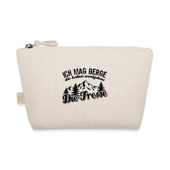 Ich mag Berge die halten wenigstens die Fresse - Bio-Täschchen - Natur - Vorne