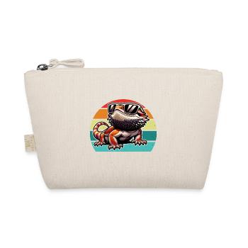 Bearded Dragon Lizard - Organic Pouch - nature - Front
