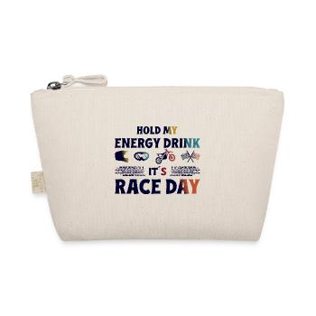 Dirt Bike Rider Race Race Day MX Motocross - Organic Pouch - nature - Front