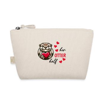 Loutre demi-amour cadeau - Trousse biologique - nature - Devant