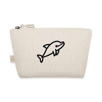 Delfin - Bio-Täschchen - Natur - Vorne