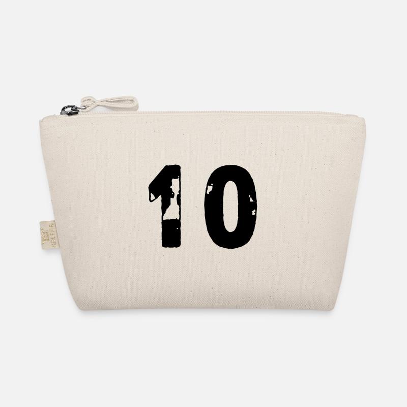 10 Number jersey Organic Pouch