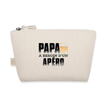 Papa Apéro Humour - Trousse biologique - nature - Devant